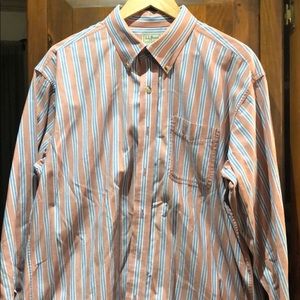 Long sleeve LL Bean dress shirt
